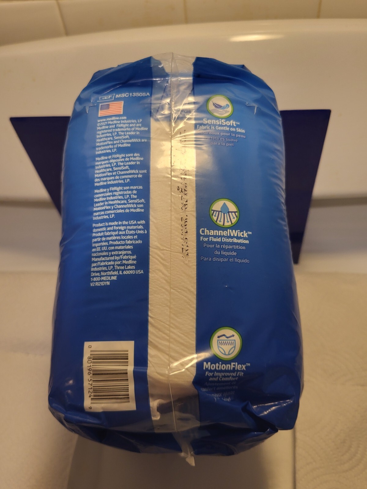 FitRight Super Adult Medium Diapers Incontinence Underwear, Maximum, 20 Count