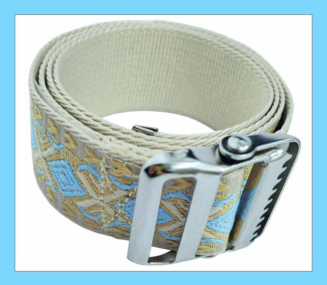 Gait Belt Transfer Belt with 2-inch Soft and Comfortable Jacquard Webbing for…