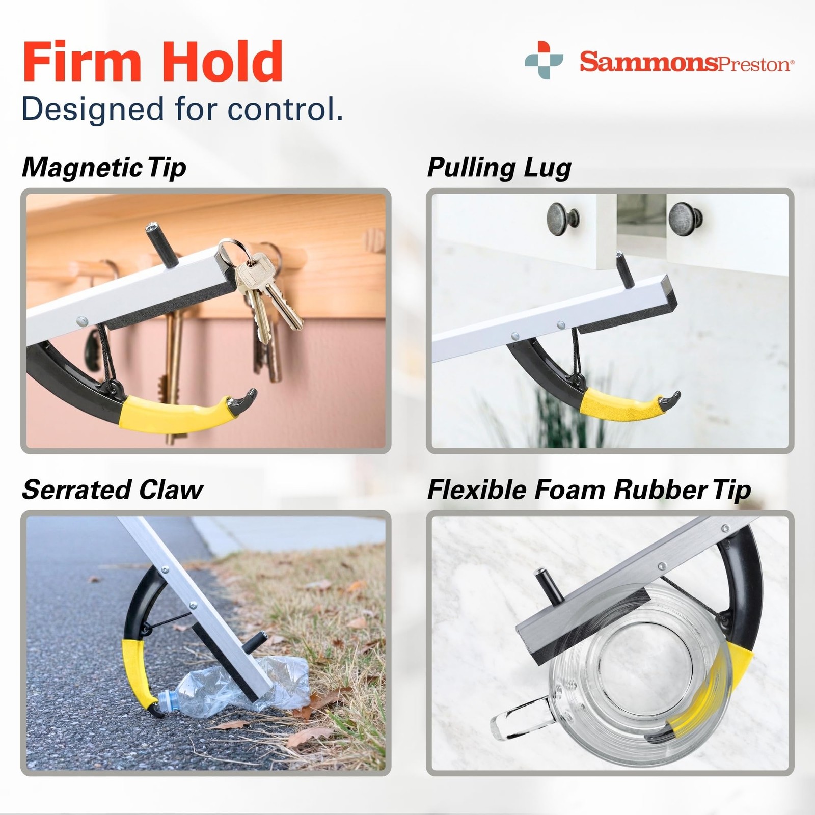 Reacher, 32″ Lightweight Grabber Reacher Tool with Magnetic Tip, Ergonomic Gr…