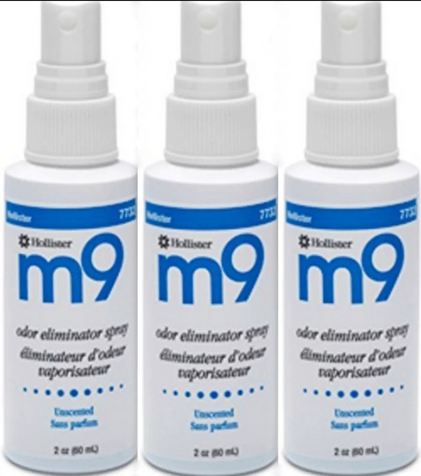 Hollister M9 Odor Eliminating Spray #7732 2oz ( 3 spray bottles ) 3 For $11.95