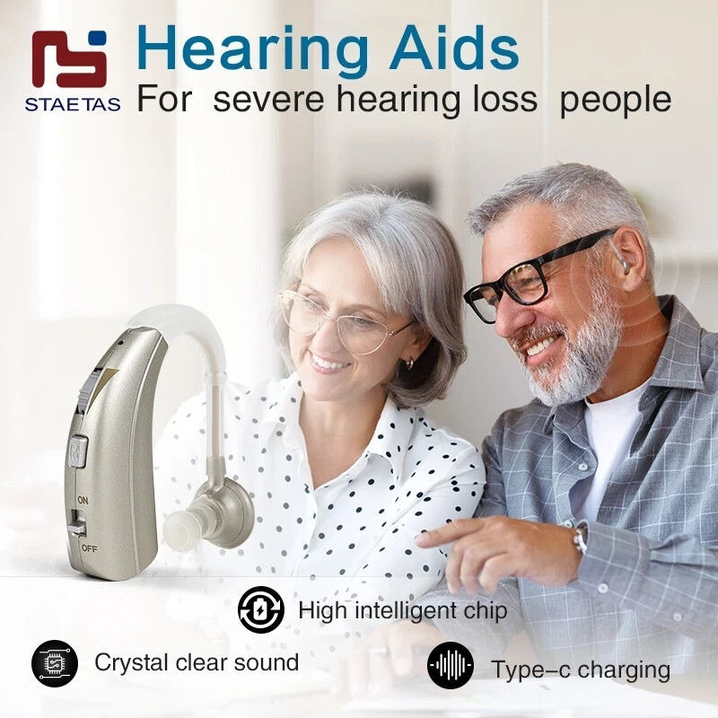 STAETAS original ear hearing aid for severe hearing loss, digital hearing