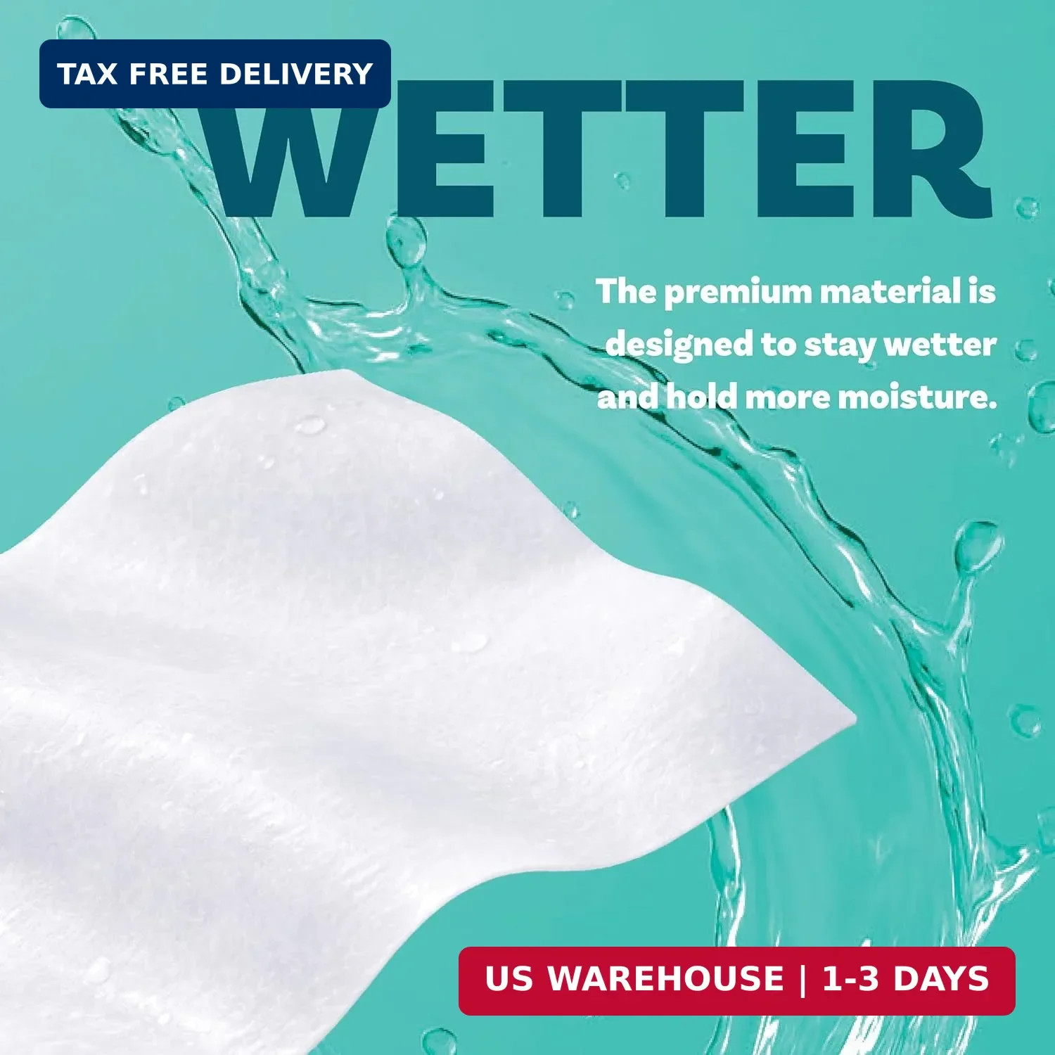 Extra Large Bath Wipes for Adults Bathing No Rinse – 40 Ultra Thick Disposable B