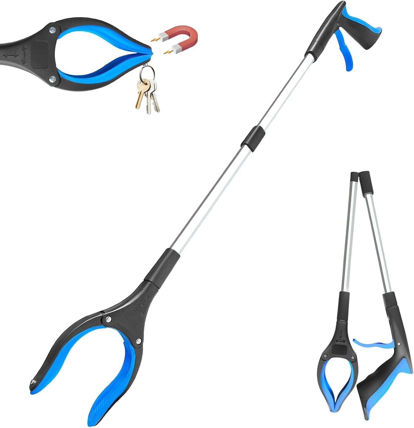 32″ Lightweight Reacher Grabber Tool with Easy-Grip Handle – Perfect for Cleanup