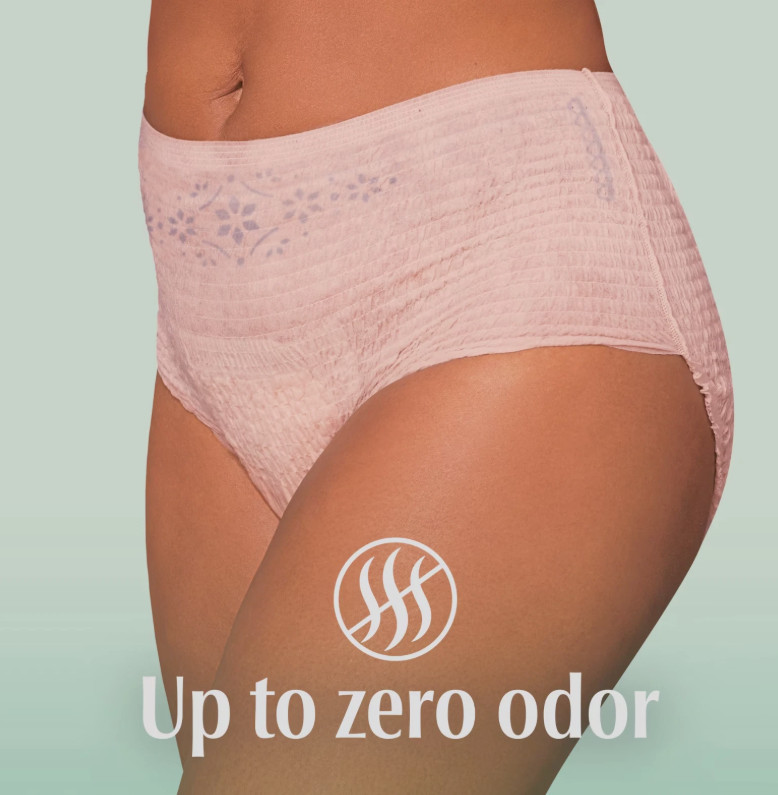 Depend Fresh Protection Incontinence Underwear for Women Medium 76 Count