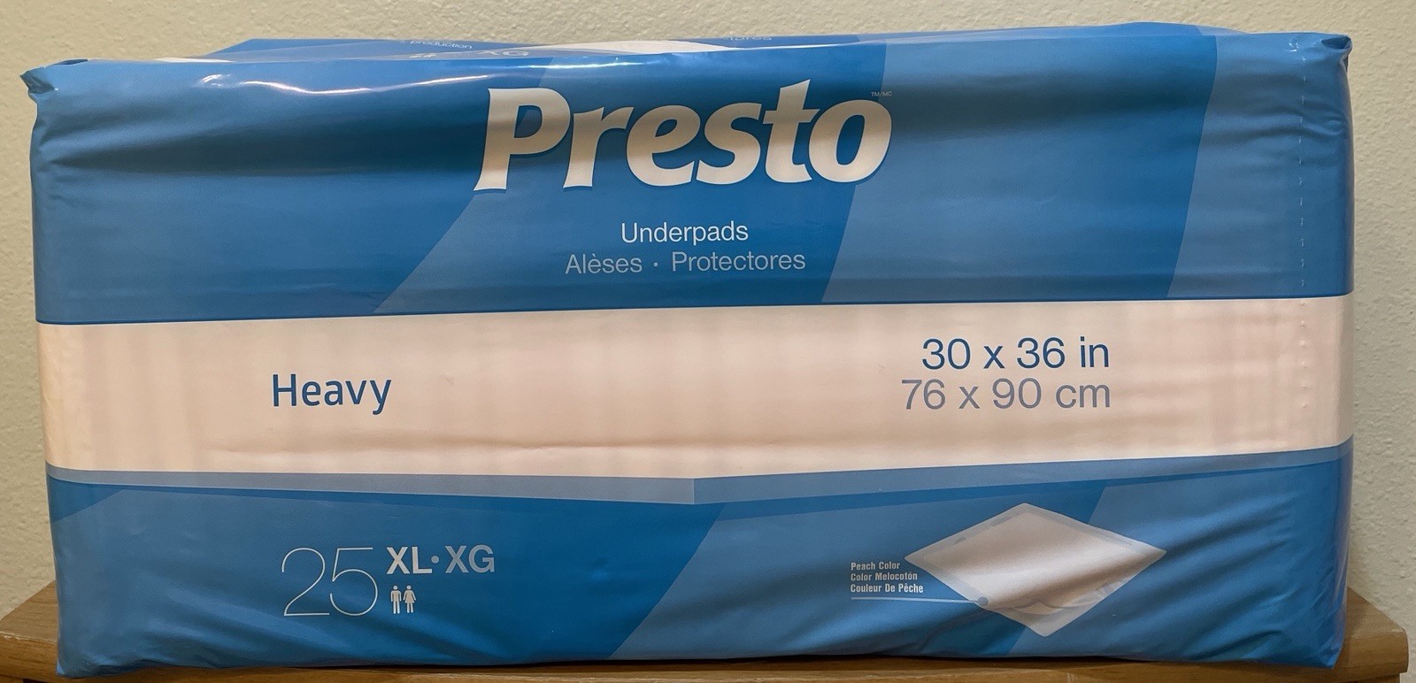 Presto Heavy Under pads 30″ x 36″ Pk of 25