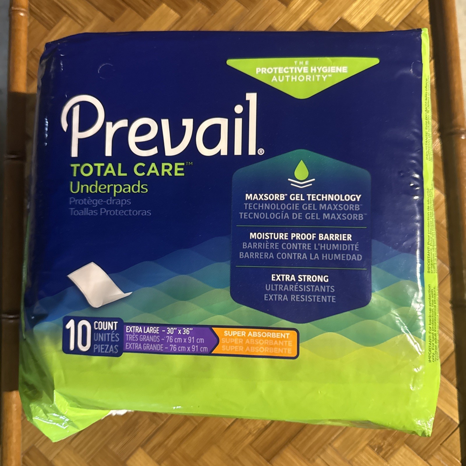 Prevail Total Care Underpants Size XL 30×36 Super Absorbent Extra Strong