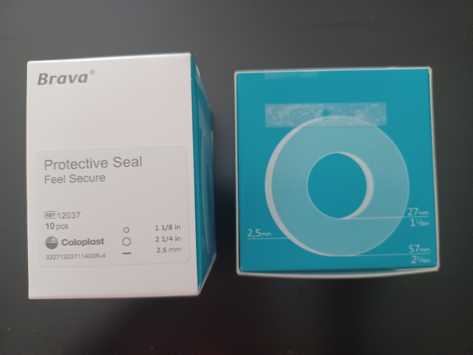 Coloplast Brava Protection Seal – Feel Secure #12037 Box of 10 New Expires 2027