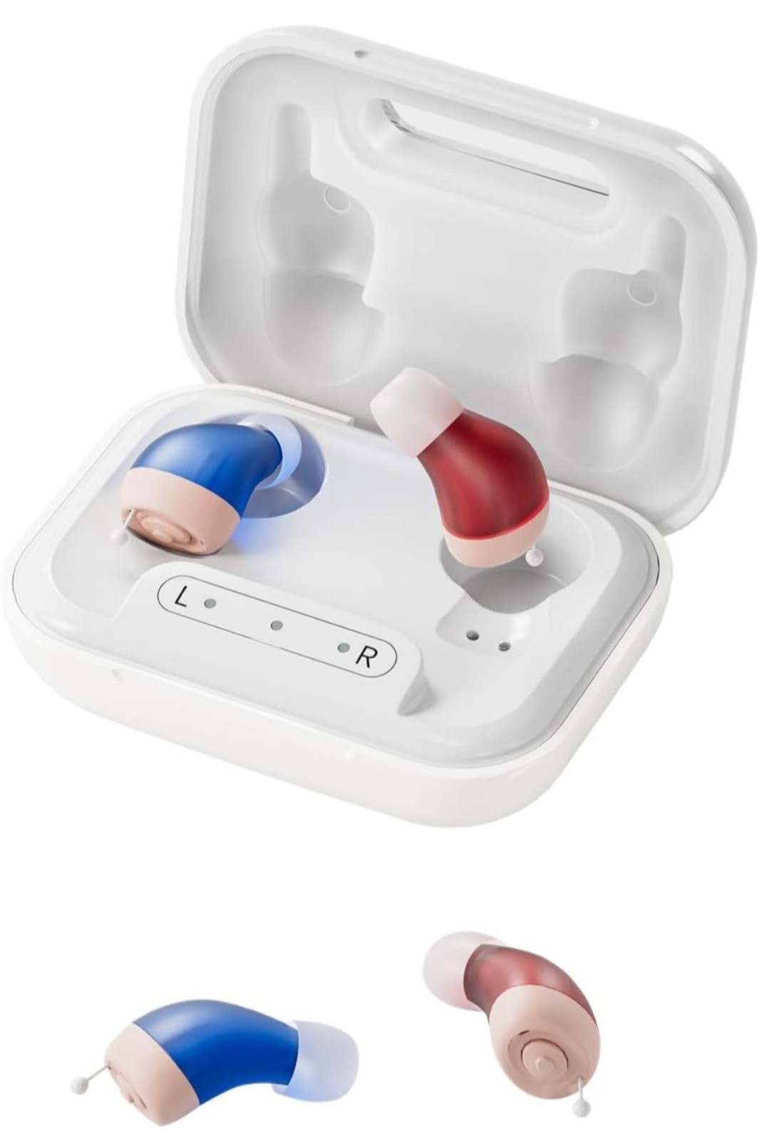 Flaygo JH-A490 Rechargable Hearing Aids In Ear Sound Amplifier Enhancer L&R