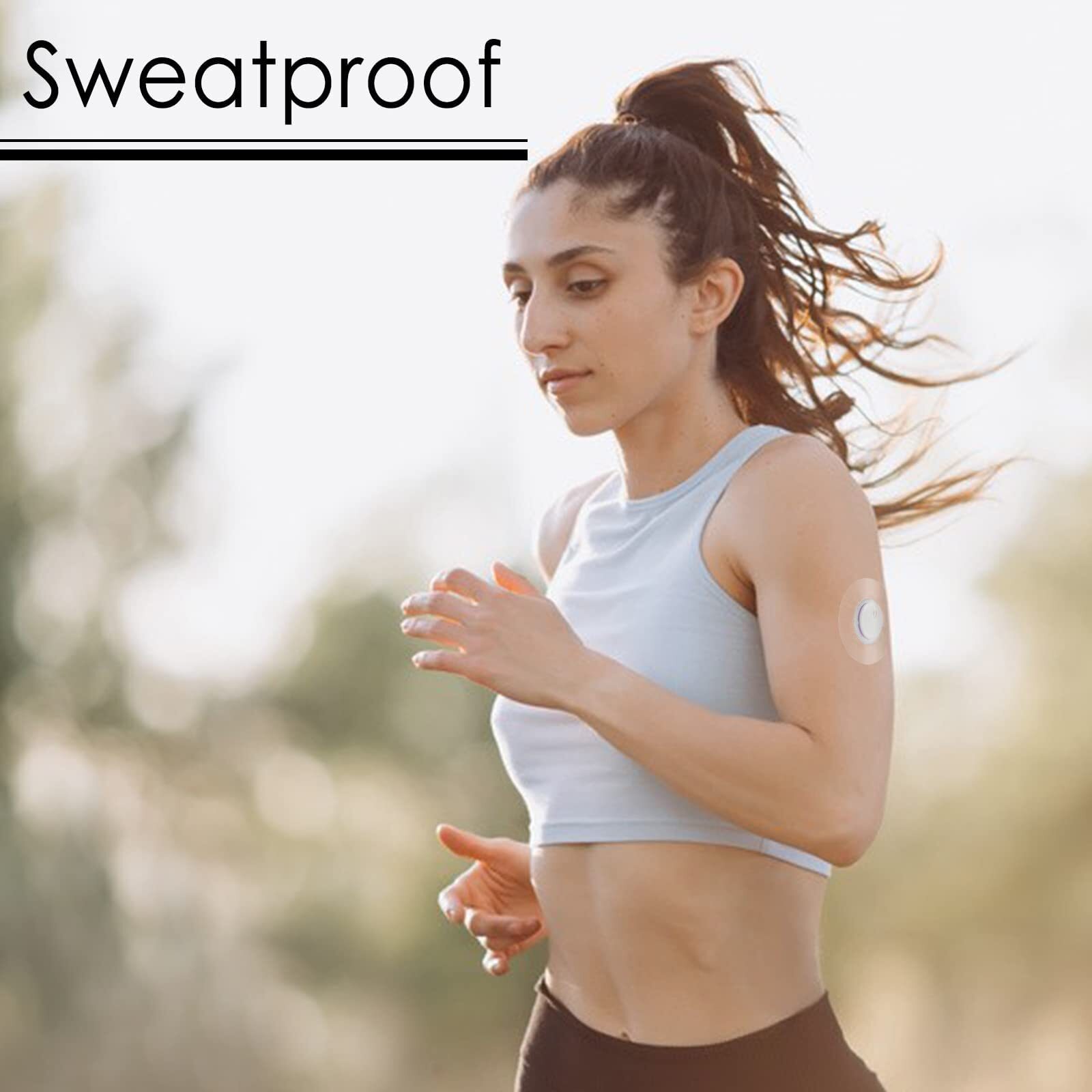 iFunyo Libre 3 Sensor Covers 100% Waterproof Adhesive Patches Stay Sweatproof