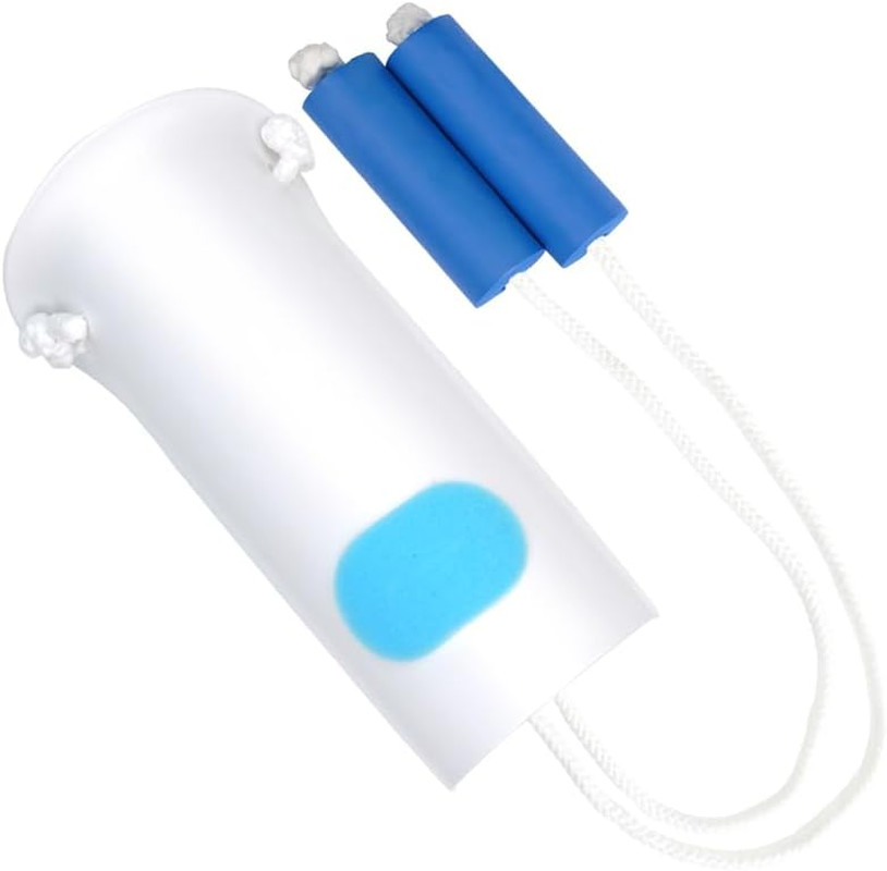 Sock Aid Device with Foam Handles for Easy Sock Application (White)