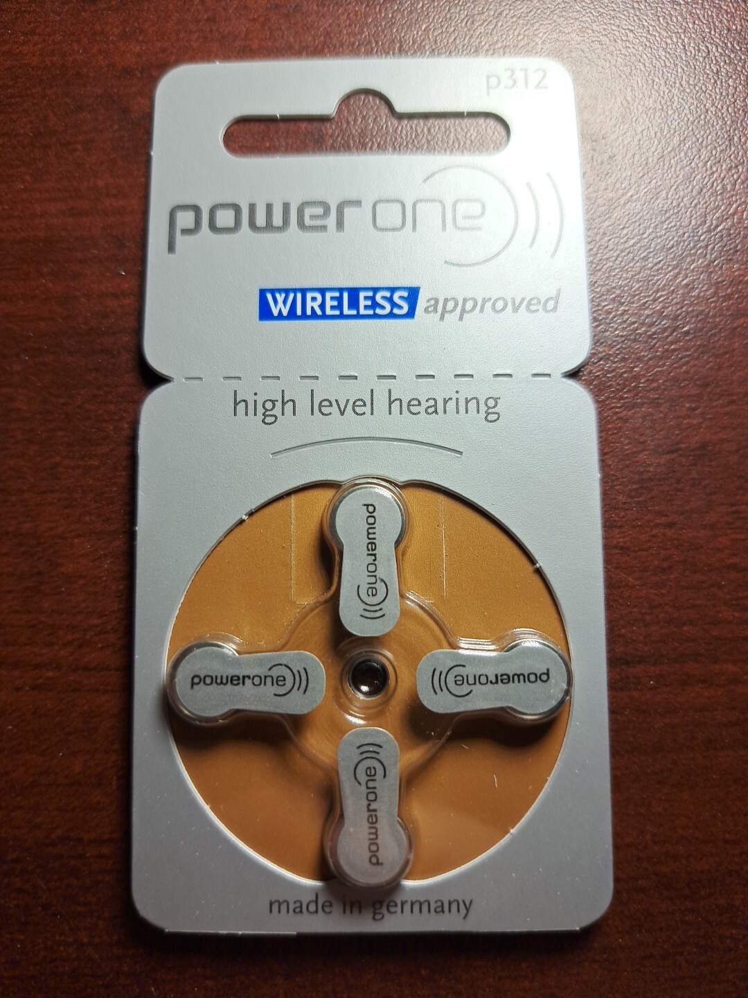 Power One Size 312 Zinc Air Hearing Aid Batteries (1 pack) New Old Stock 11/24