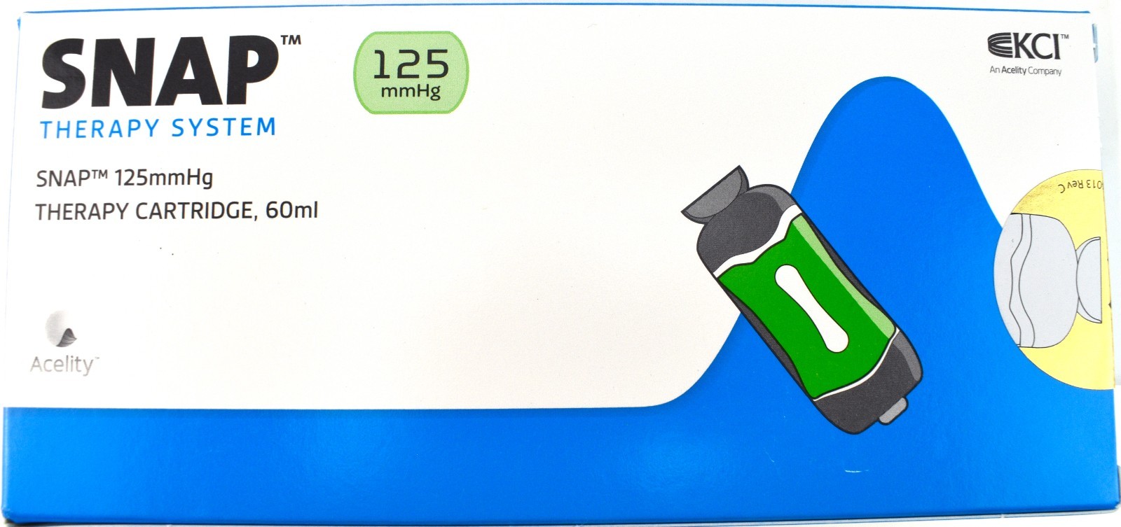 SNAP THERAPY SYSTEM SNAP 125mmhg Therapy cartridge 60ML SNAP125US
