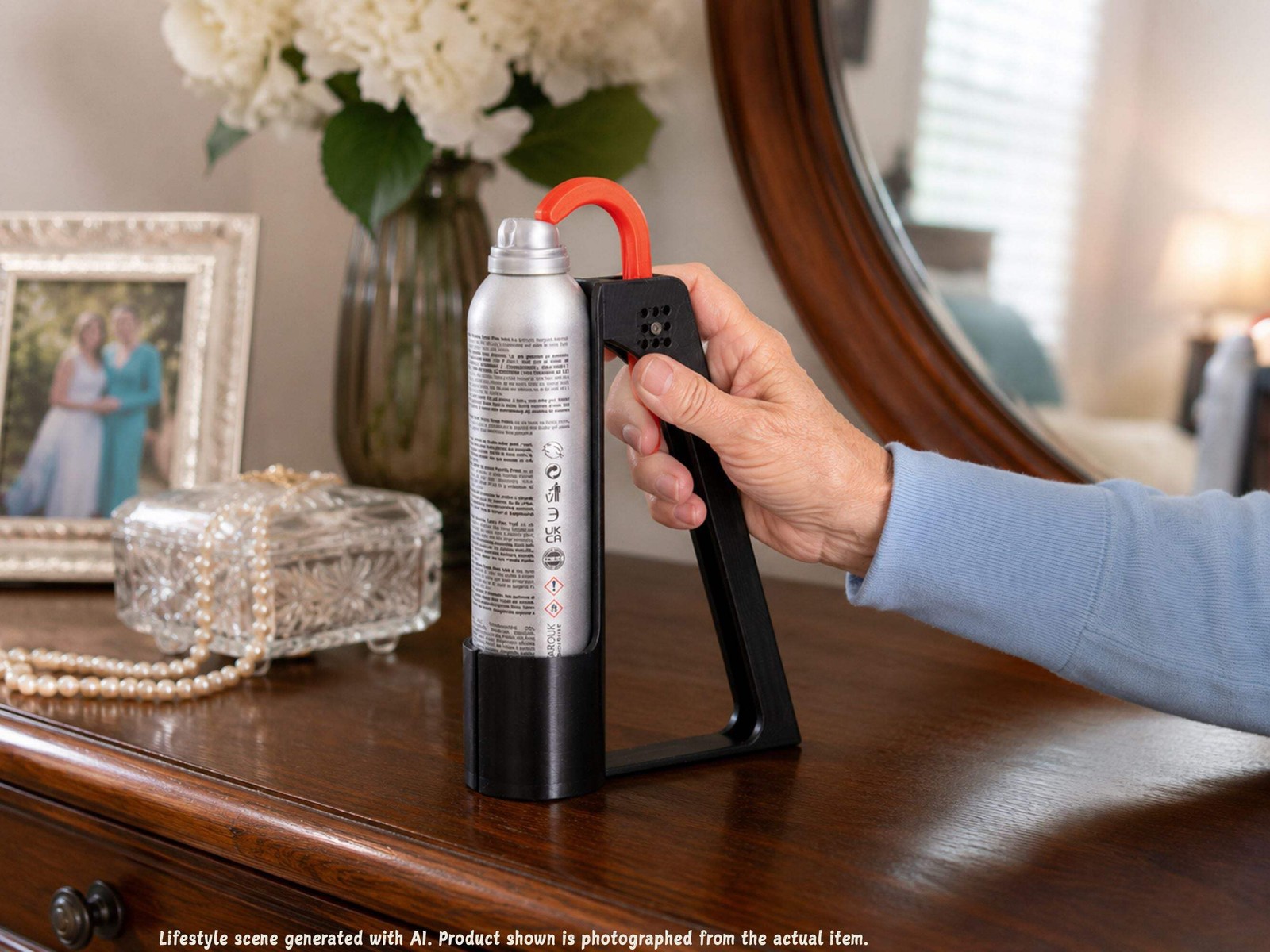 Hair Spray Assistant, Arthritis Aid, Disability, Mobility, Assistive Device