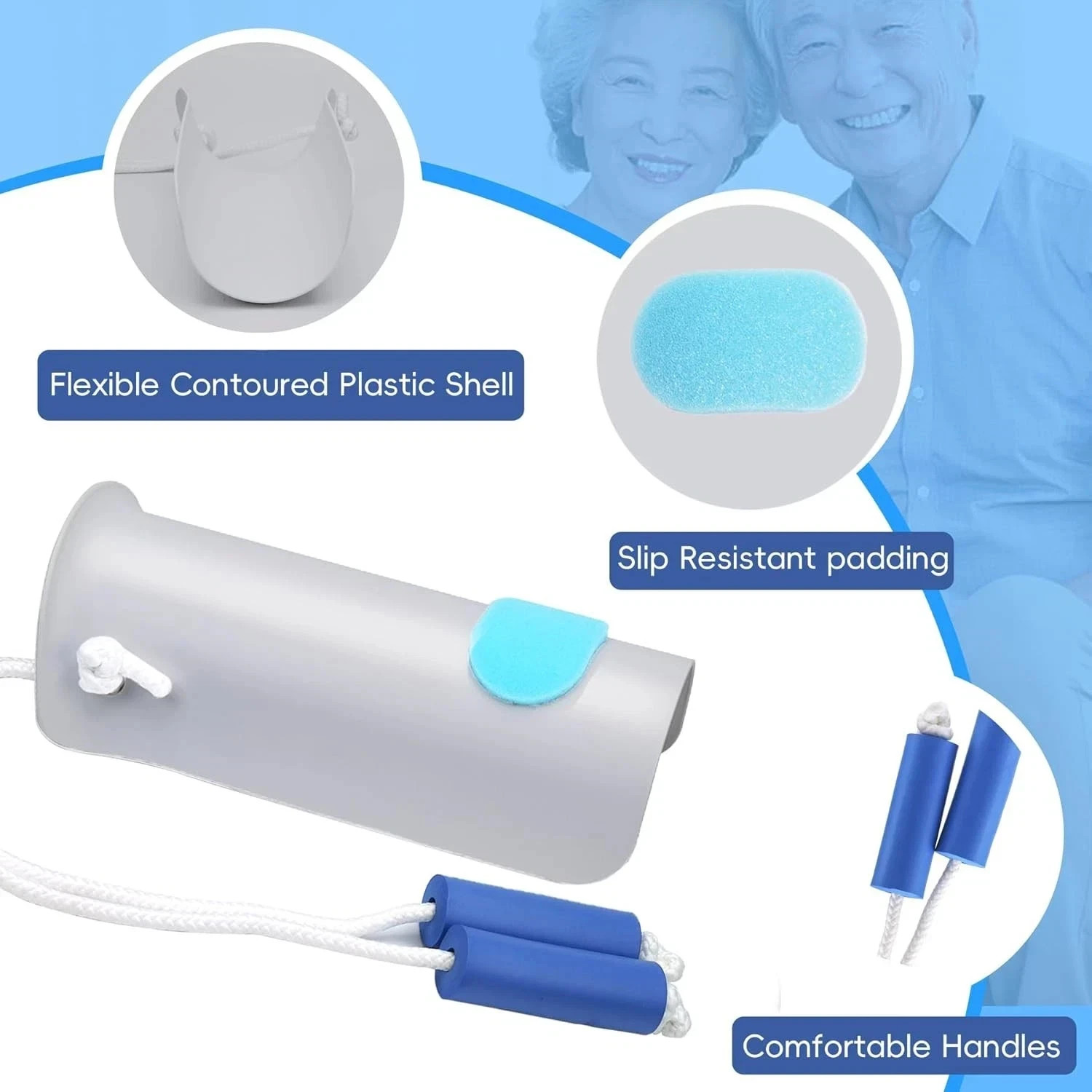 Sock Aid, Sock Aid Device for Seniors, Sock Helpers to Put on Your Socks with Fo