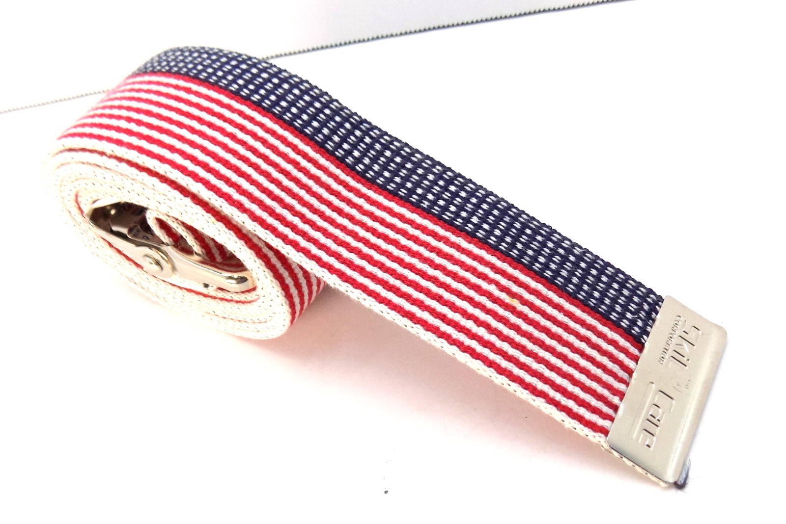 Skil Care Gait Transfer Belt 2X60 In Quick Release DELRIN Buckle Strap Patriotic