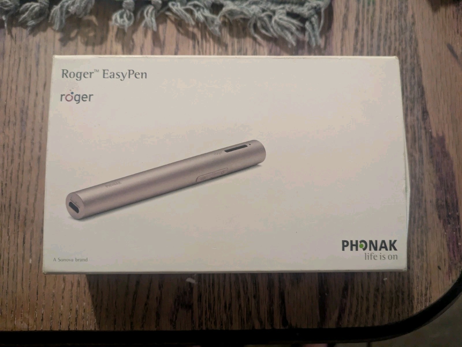 PHONAK ROGER Easy Pen WIRELESS MICROPHONE w/ Box & Charger Cable Brand New