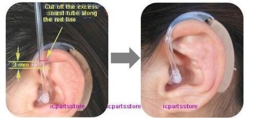 30pcs Ear Plug with 10 tubes Siemens Resound BTE Hearing Aid Aids Eartips Domes