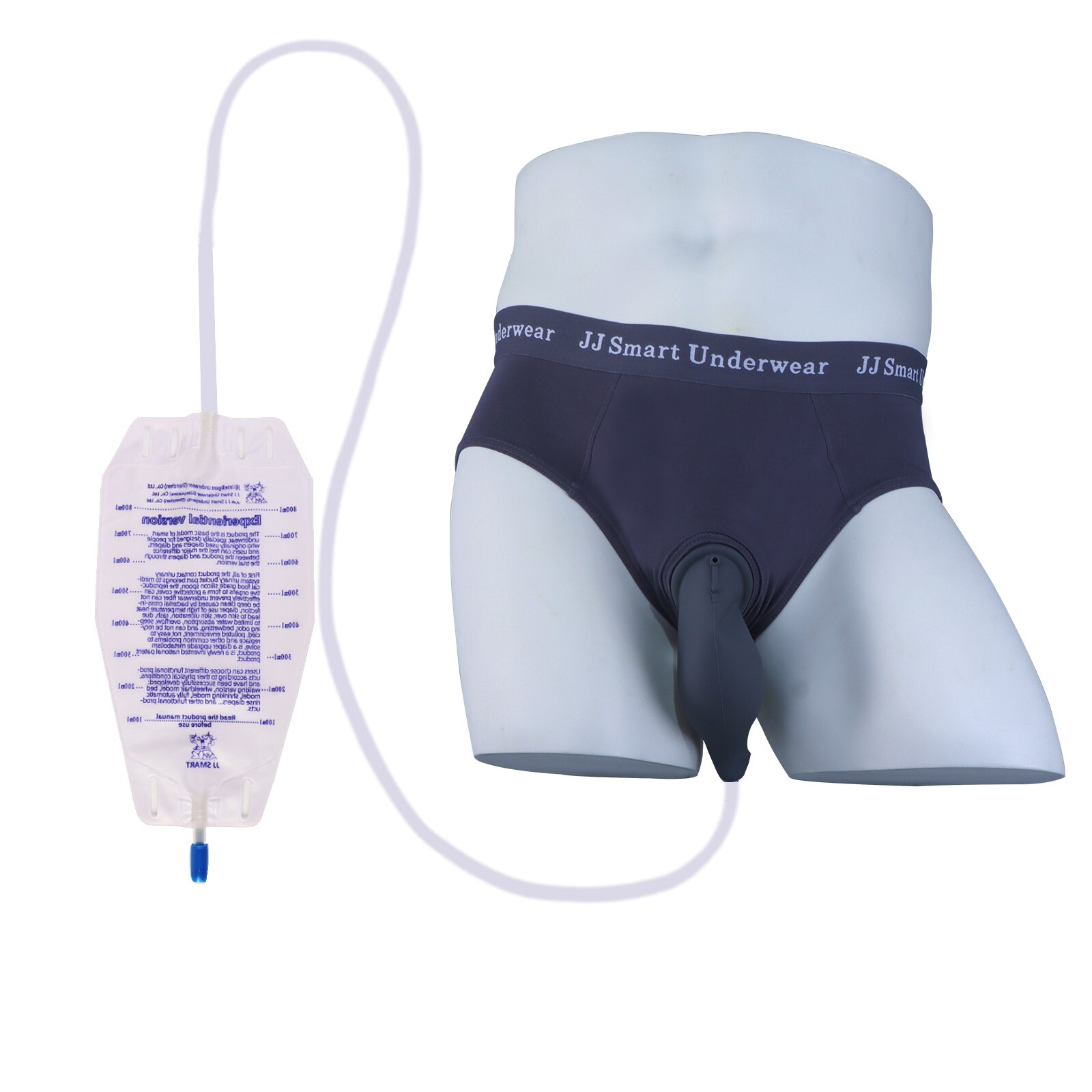 Incontinence Care Triangle Pants Urinary Catheter Underwear Male Elderly 2XL