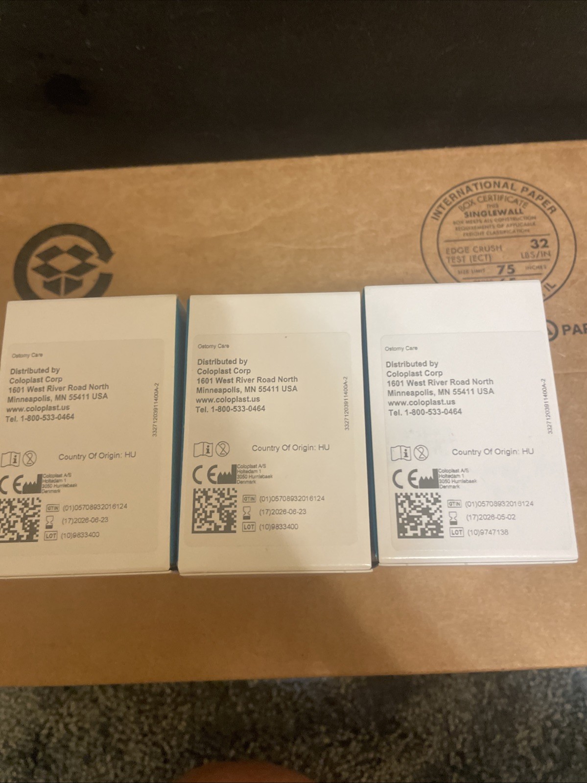 Lot Of 3 Coloplast 12039 Brava Protective Seal