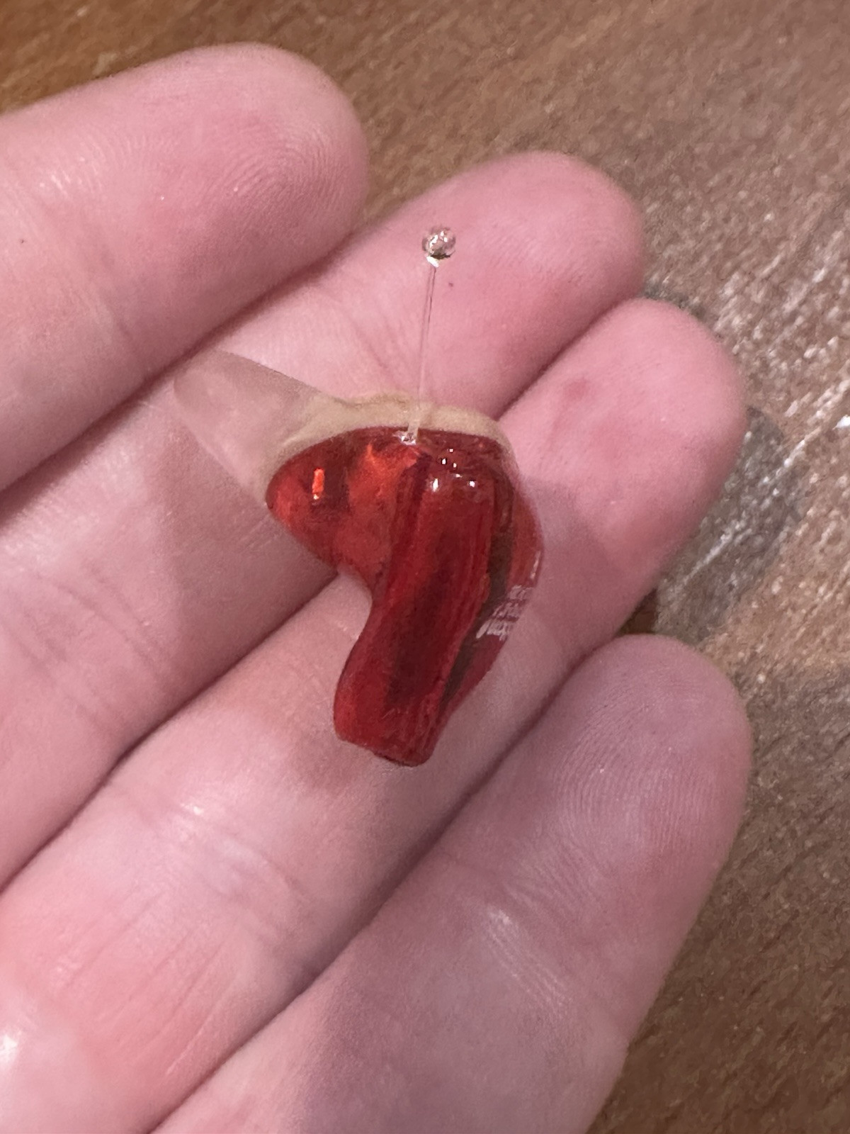 Pair of OTICON Siya 2 IC IIC In Canal Hearing Aid Red Blue Left & Right Side Set