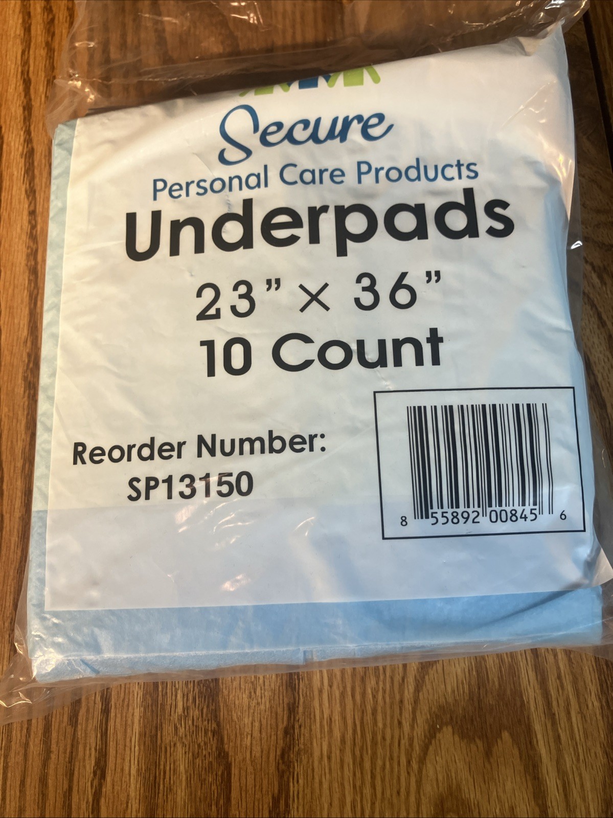 23″x 36″ Secure Underpads 10 Ct Secure Personal Care Products SP13150