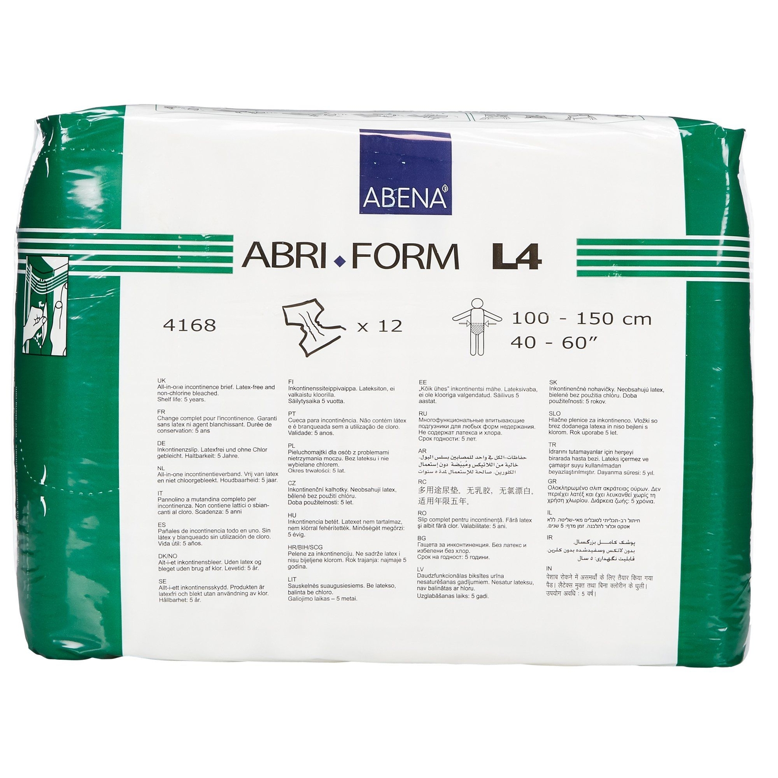 Abri-Form Comfort L4 Incontinence Brief, Large (BG/12)