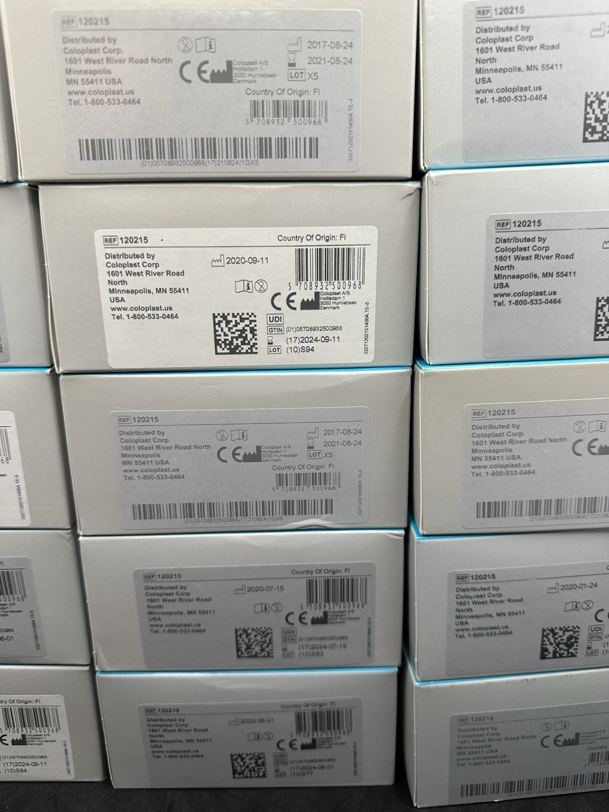 Lot of 15 boxes of Coloplast Brava Skin Barrier Wipes (Ref 120215). Pls See Exp!