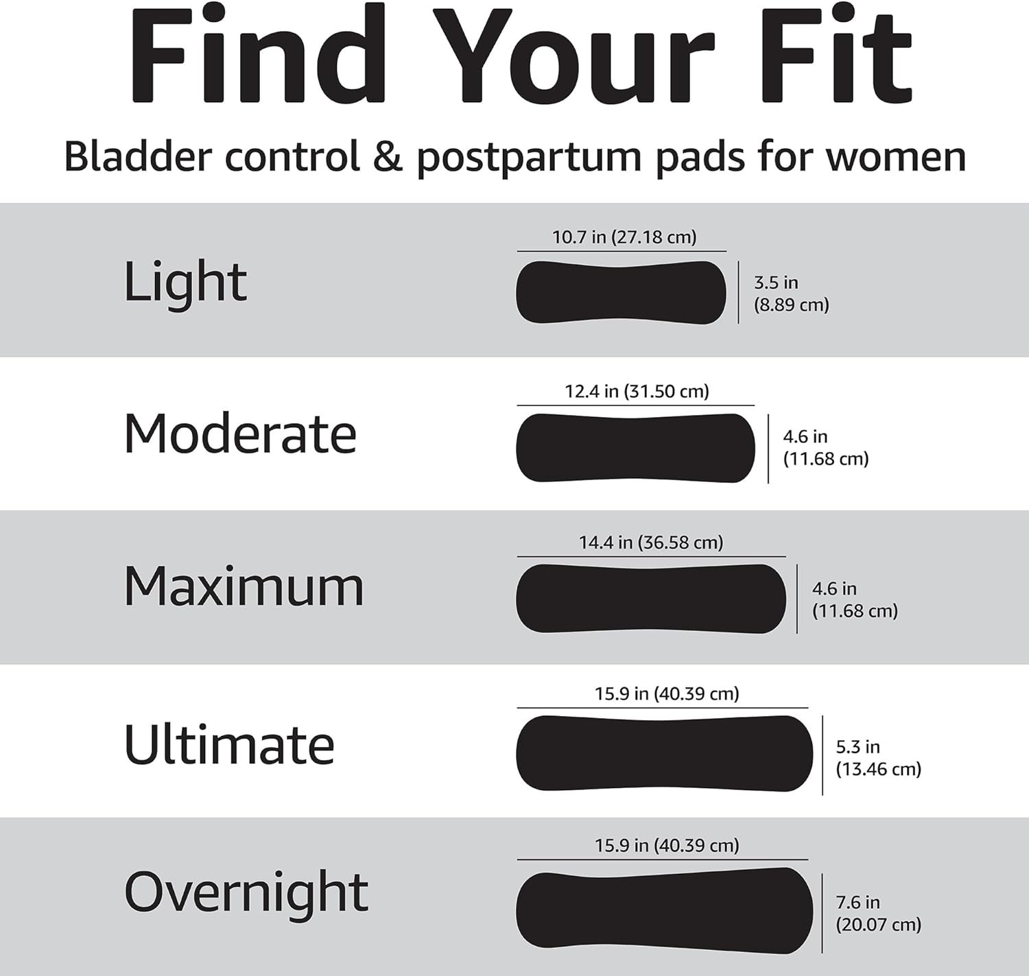 Rapid Absorption Women’s Pads – Maximum Comfort, 39 Count, for Postpartum Care