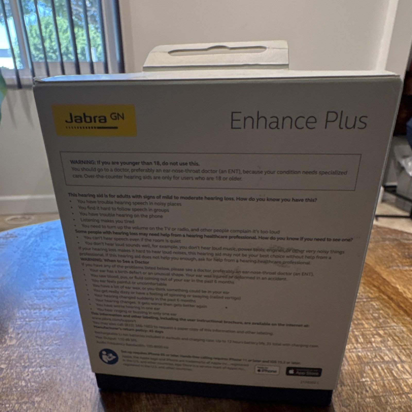 Jabra Enhance Plus In the Ear Hearing Aid Beige Digital Rechargeable