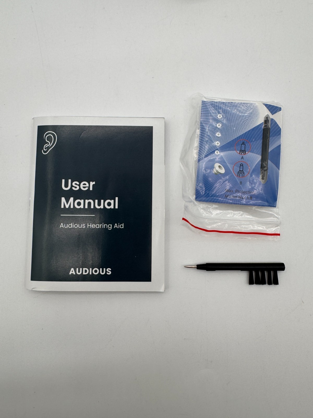 Audious Rechargeable Hearing Aid Device With Charger Set