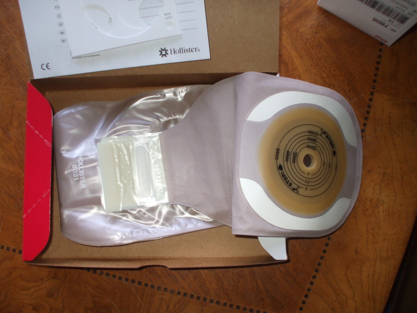 hollister ostomy bags colostomy 8031 8531 10 bags per box drainable new