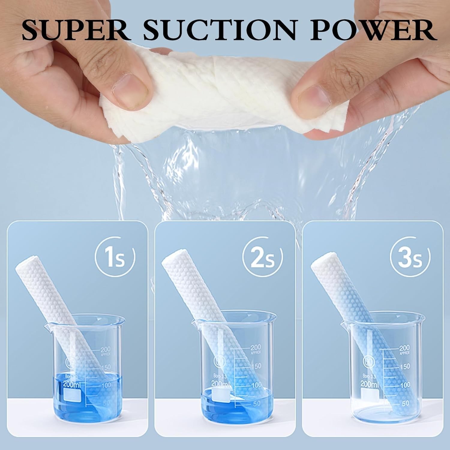 10 Pcs Cotton Tummy Liners for Sweat Rash Under Belly Disposable, 69x11cm Plus S