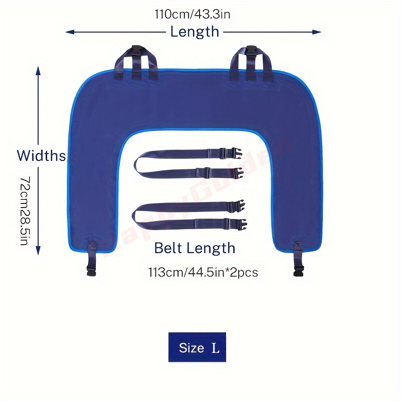 Whole Body Positioning Bed Pad Reinforced Handles Turning Device Transfer Belt