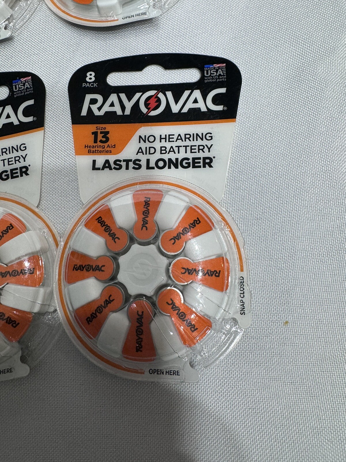 98 Rayovac Extra Advanced Size 13 Hearing Aid Batteries 1.45V Zinc Air Exp 2024