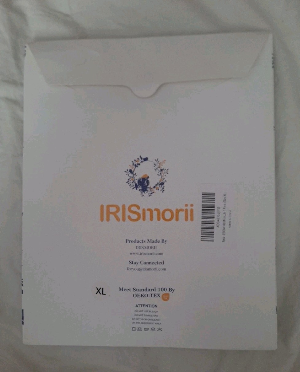 IRISMORII Absorbent Incontinence Underwear Women Washable LeakProof Seamless XL
