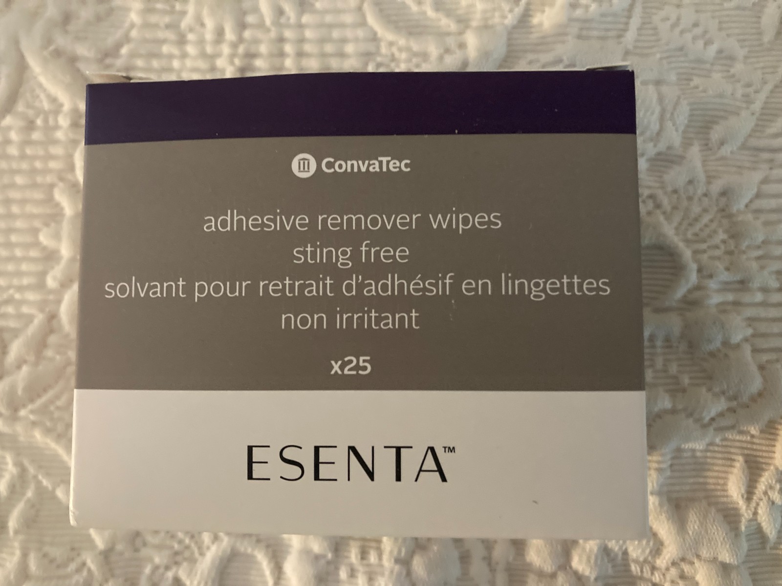 Box 25 ConvaTec 423392 Esenta Skin Barrier Wipes Sting Free 2029 New In Box