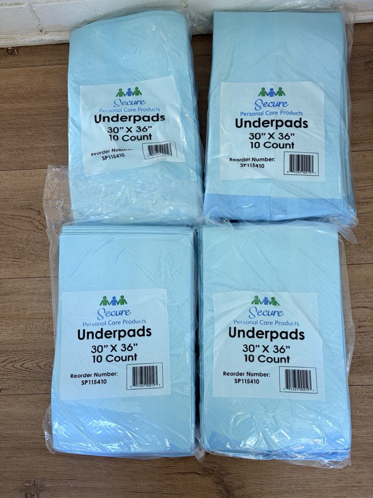 Secure Personal (TotalDry) 30x36in Disposable Underpad Heavy Case of 40