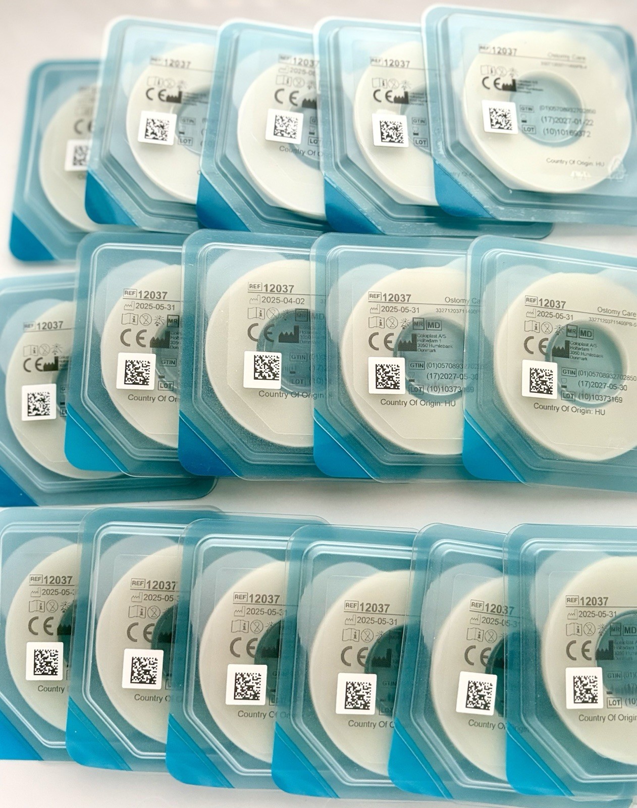 16 Coloplast Brava 12037 Protective Seals – Exp 2027 – Sealed 16 pieces