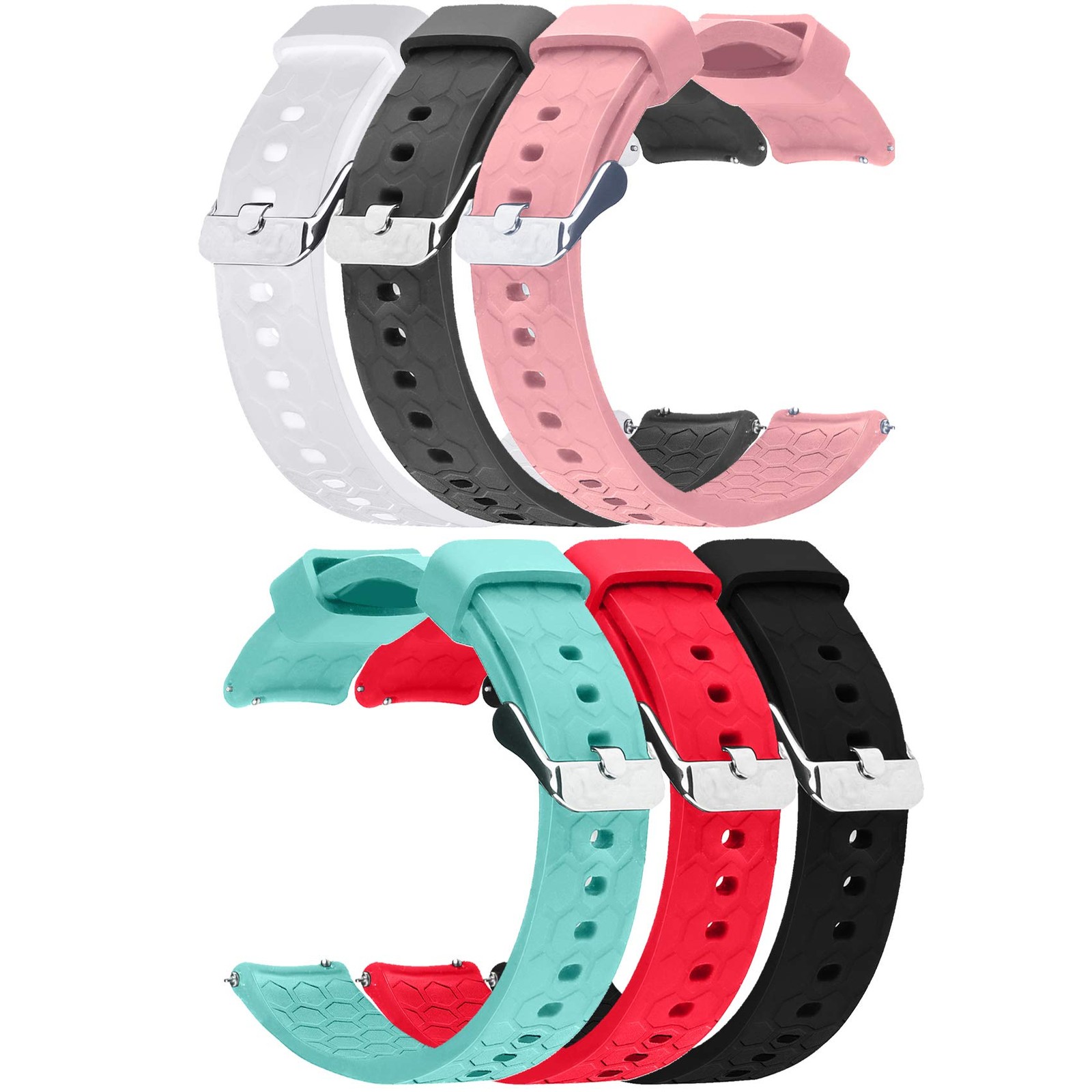 FitTurn 6pack Bands Compatible with IP67 120 millimeters, SixColors