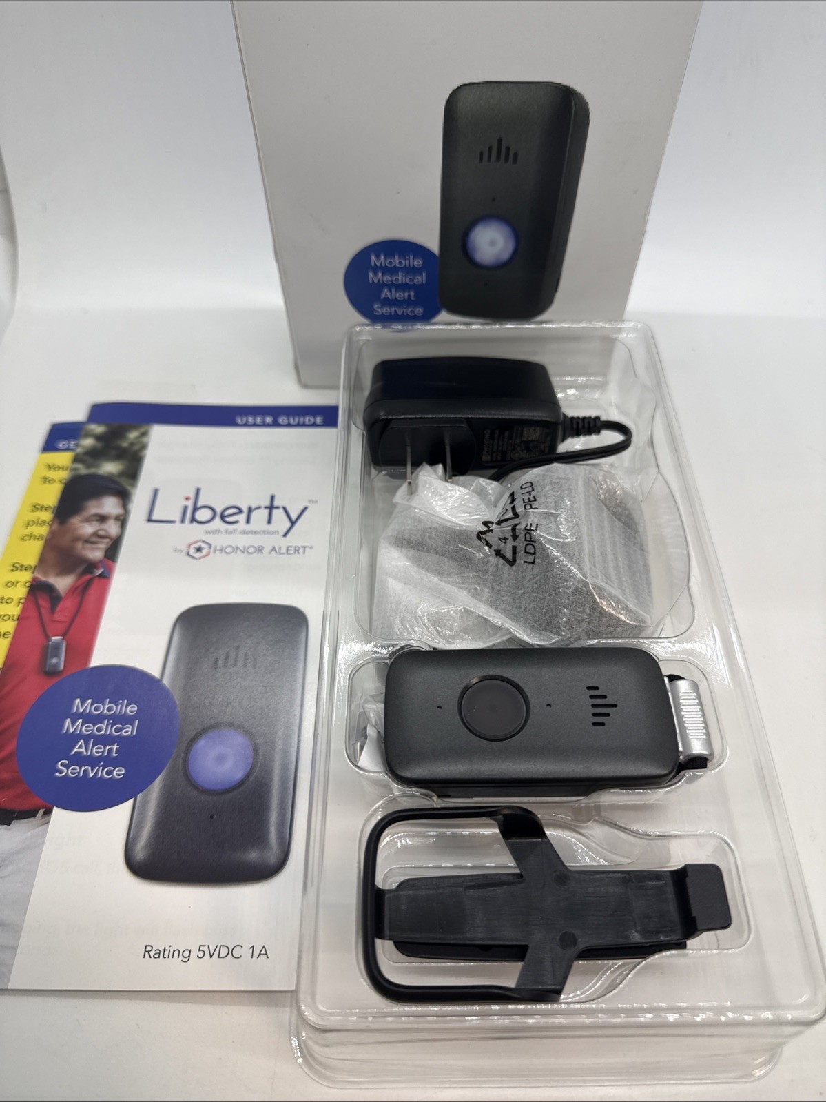 Liberty Honor Alert Rechargeable Mobile Medical Alert System FD VZW WV091Z