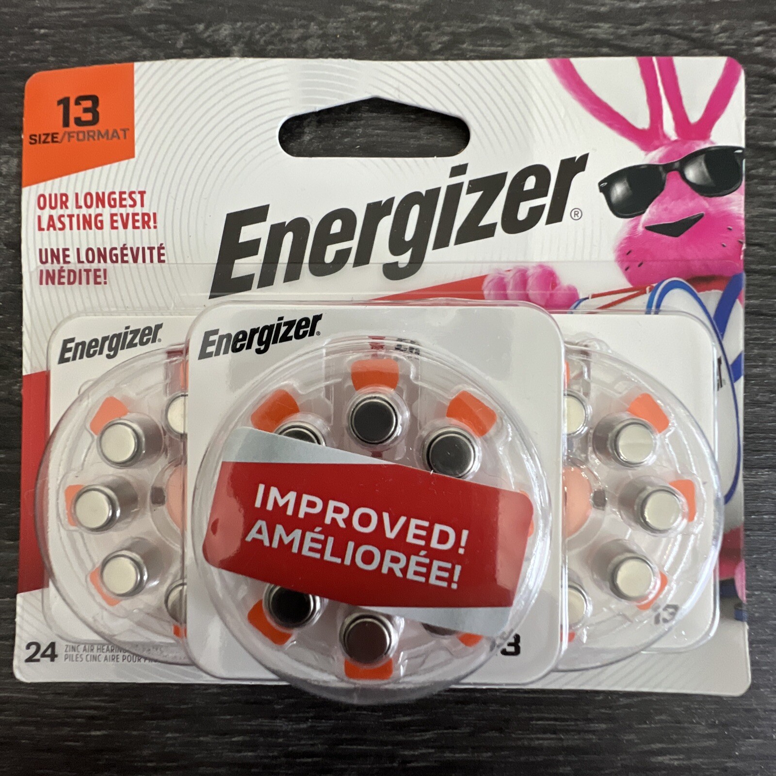 Energizer Zinc Air Hearing Aid Batteries Size13 AZ13DP-24 Exp 11/2024 Or Later