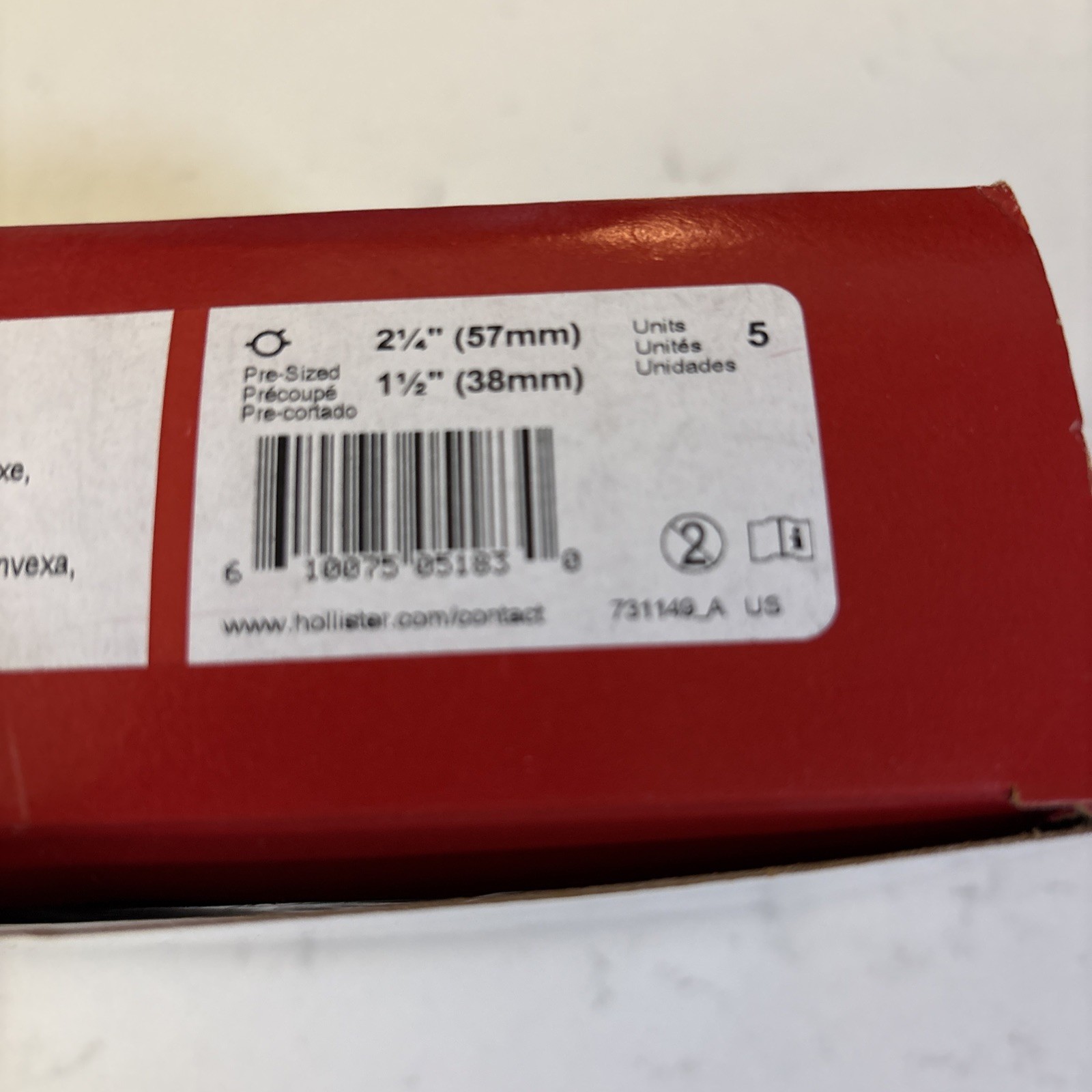 4 Hollister 13908 Ostomy Skin Barrier , Exp 4/2030