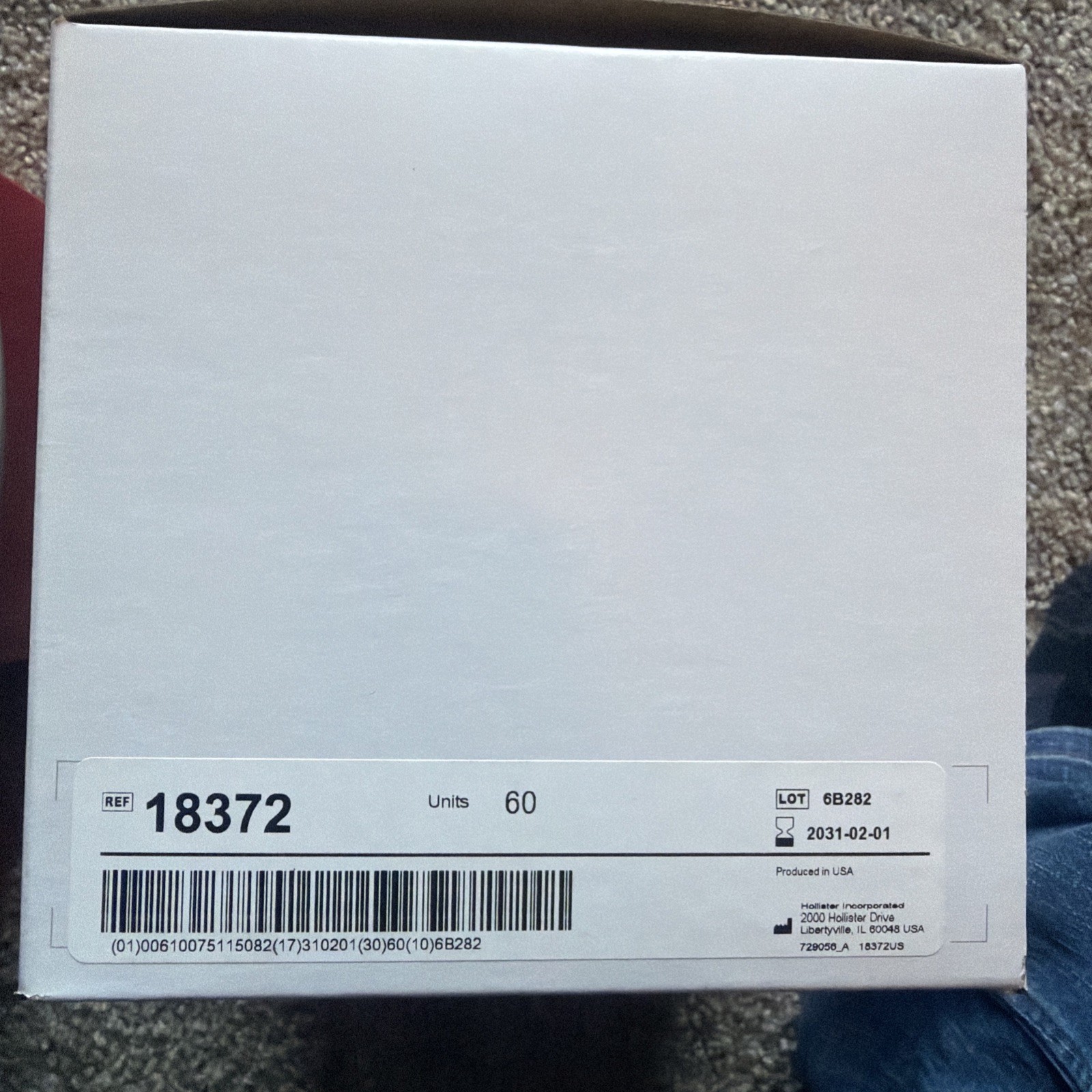 Hollister 18372 New Image 2 Piece Closed Ostomy Pouch Beige – Box of 60 Exp 2031