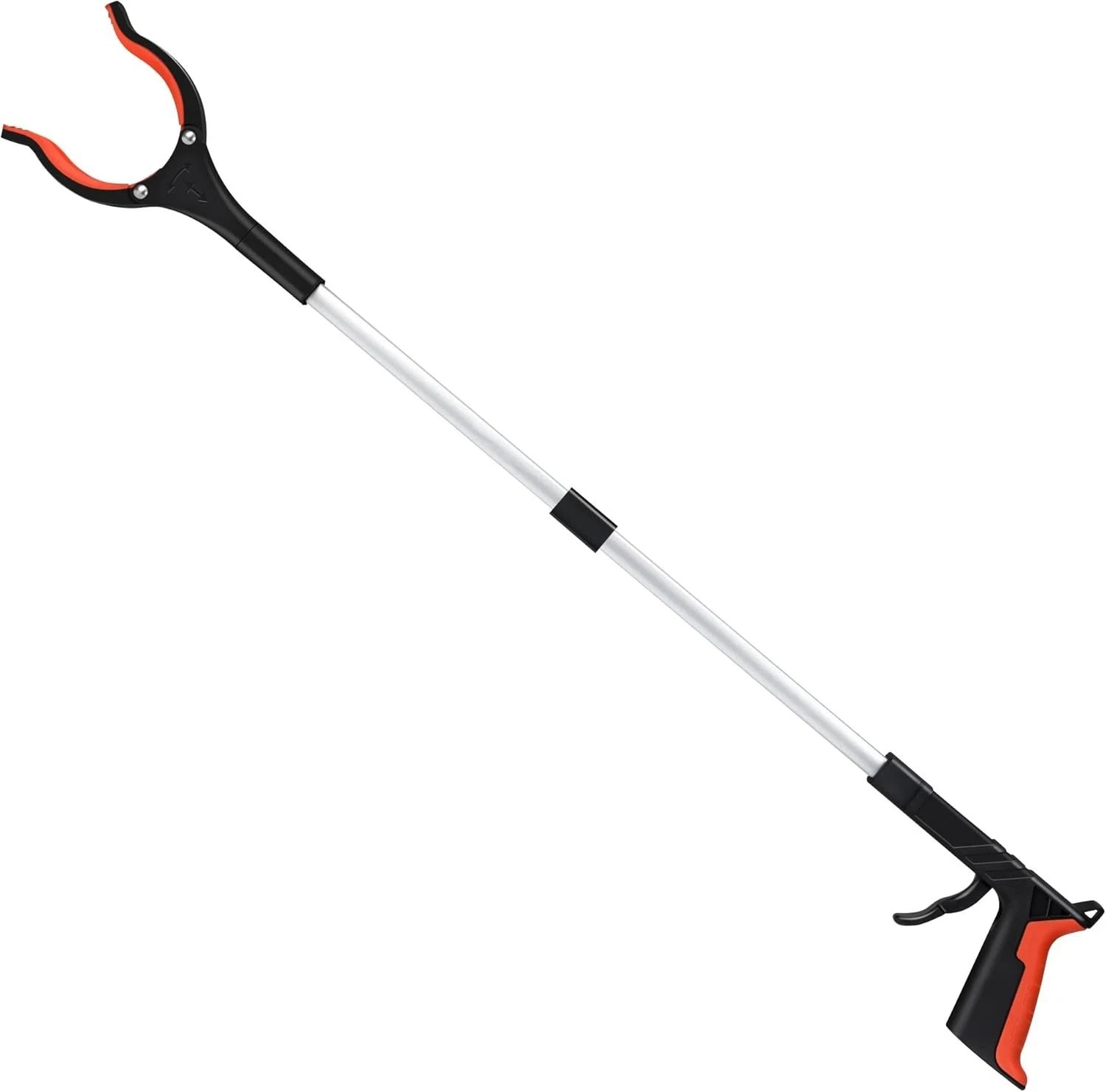 32″ Foldable Grabber Reacher Tool 360° Rotating Head Trash Picker Orange
