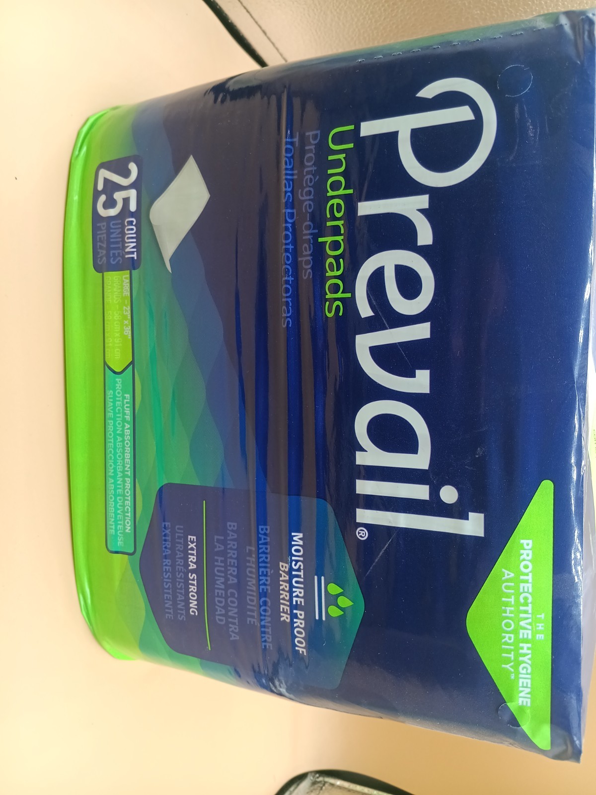 Prevail Underpads Chucks Large 23 X 36 New Disposable – 25 Count pack, X-Strong