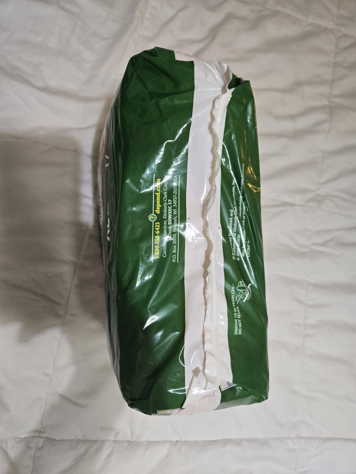 Vintage Depend Fresh Protection Women’s Underwear, XL 17ct Year 2008