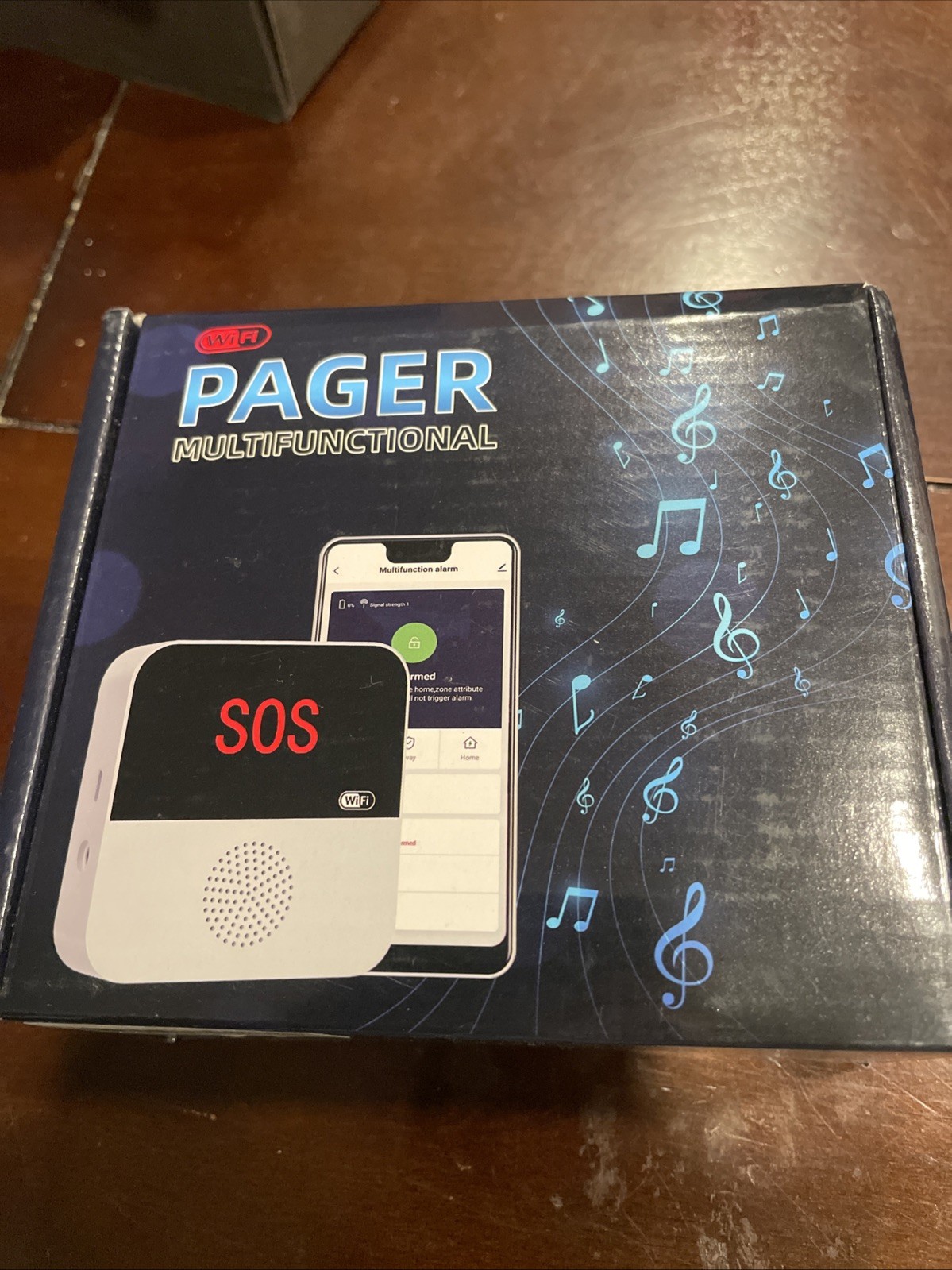 Wireless WiFi Pager SOS Call Button Emergency Alert Smart Elderly Caregiver