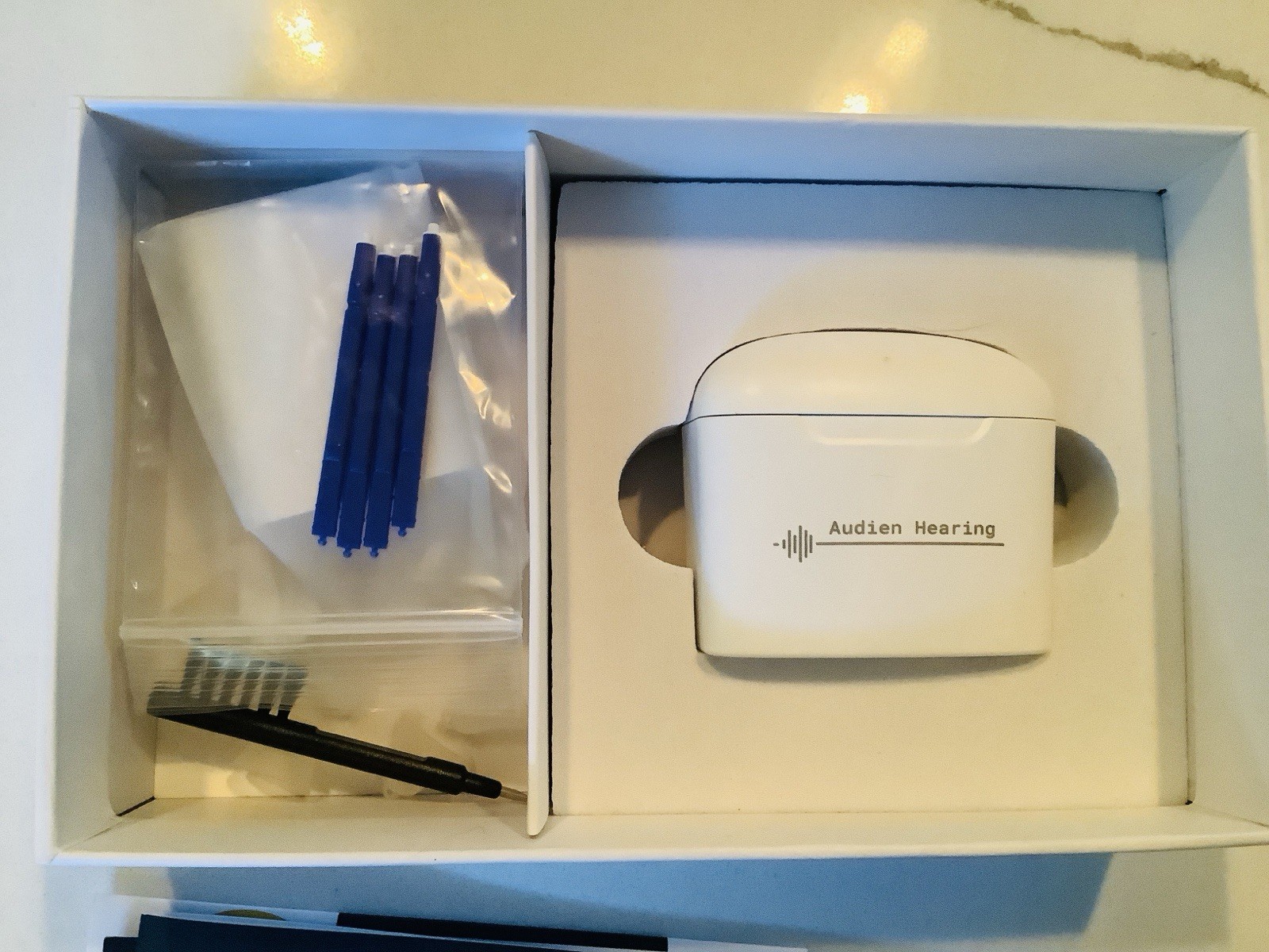 Audien ATOM PRO Wireless OTC Hearing Aids OPEN BOX