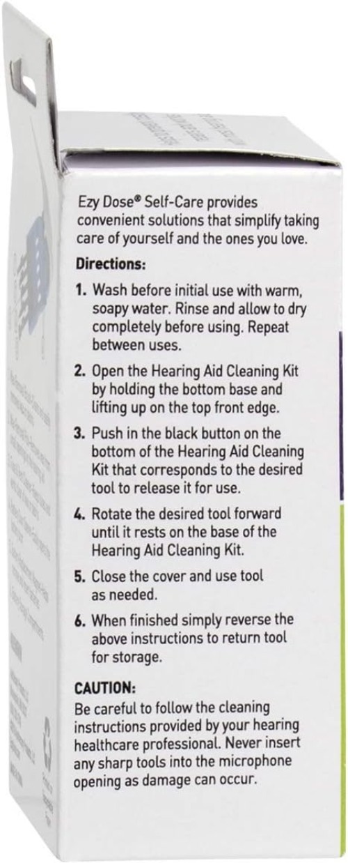 5-in-1 Portable Hearing Aid Cleaning Kit – Easy Maintenance Tools for Travel