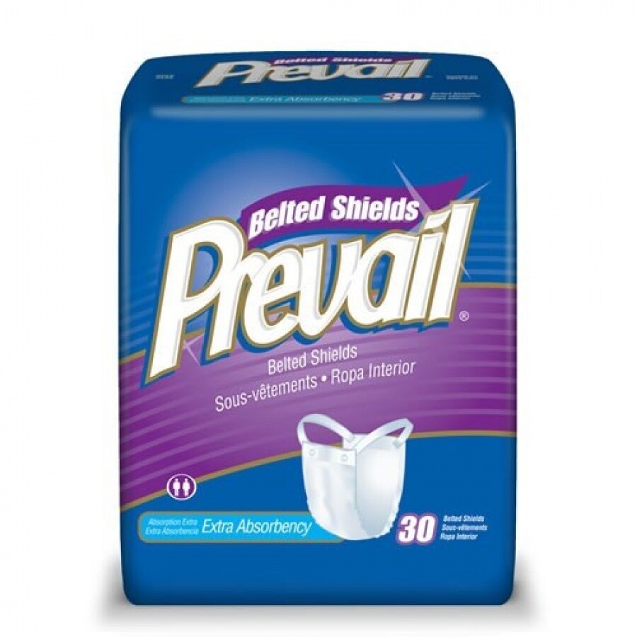 Prevail Xtra Abs Belted Undergarment, One Size, Bag of 30 #PV-324 4 PACK